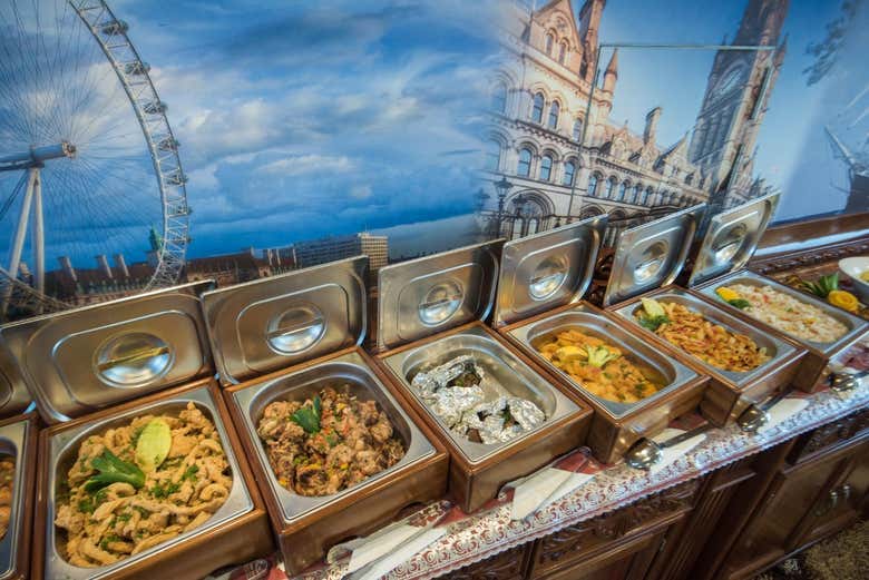 Vous profiterez d'un délicieux buffet