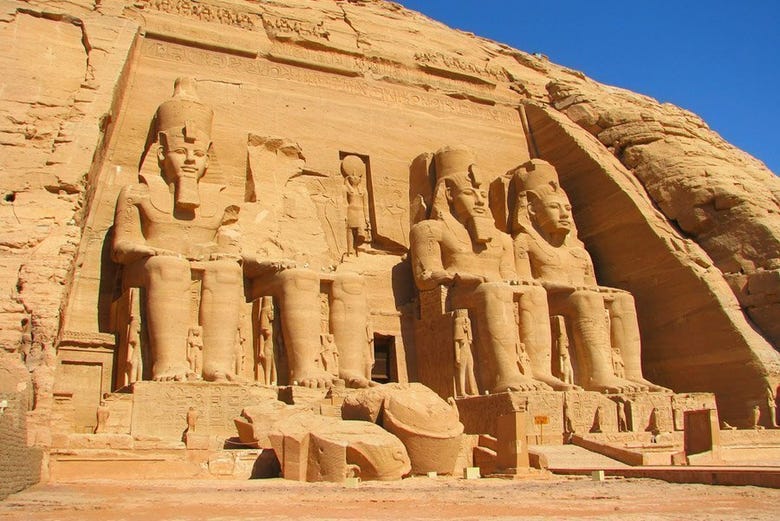 Templo de Ramsés II, em Abu Simbel