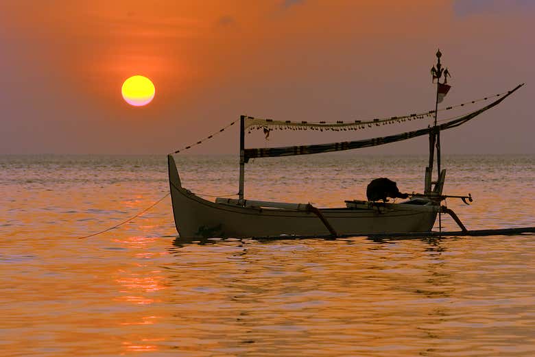 Experience the sunset over the Nile