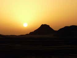 Sunrise in the desert