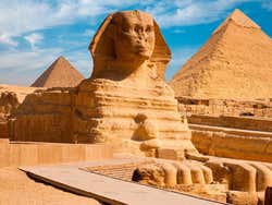 Great Sphinx and Pyramids of Giza