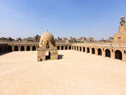 Inside the Mosque of Ibn-Tulun