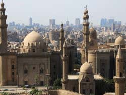 Two of Cairo's most famous mosques, next to the Saladin Citadel