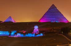 Cena e spettacolo nelle Piramidi di Giza