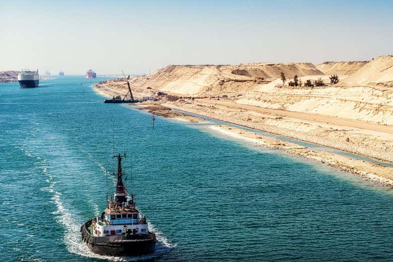 Les rives du Canal de Suez