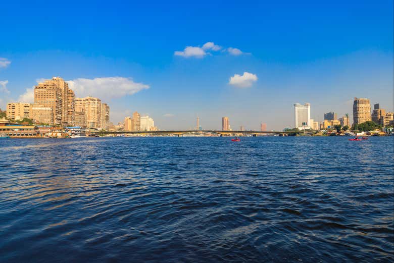 Curso do Nilo na sua passagem pelo Cairo