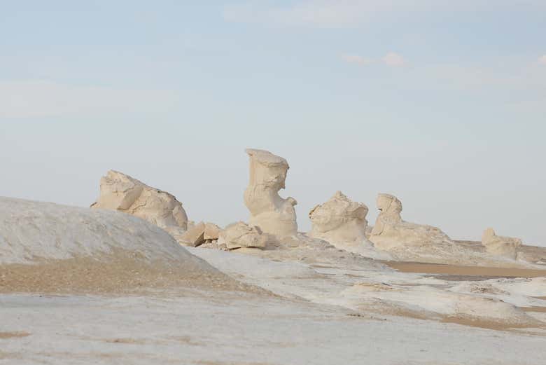 Formazioni calcaree del Deserto Bianco