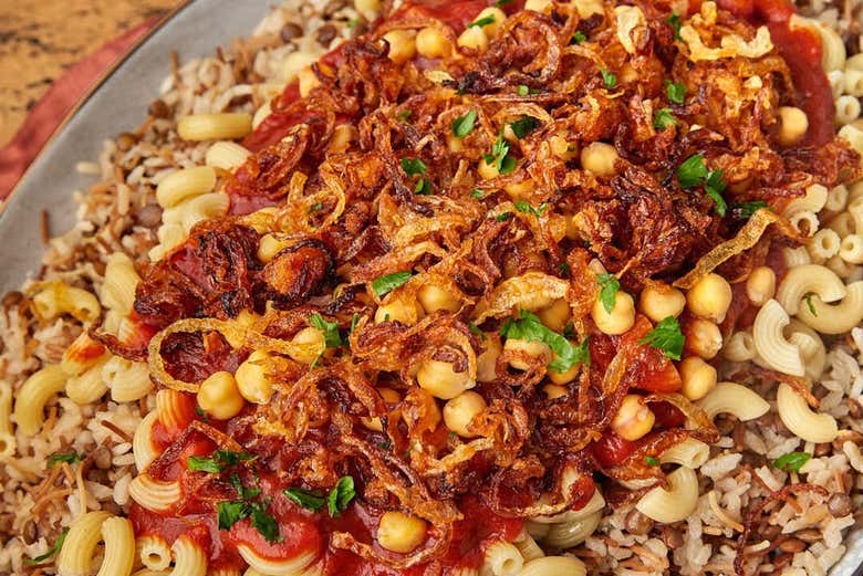 Una ensalada típica egipcia