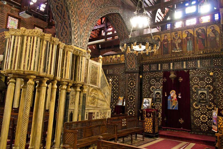 Explore the inside of the Hanging Church