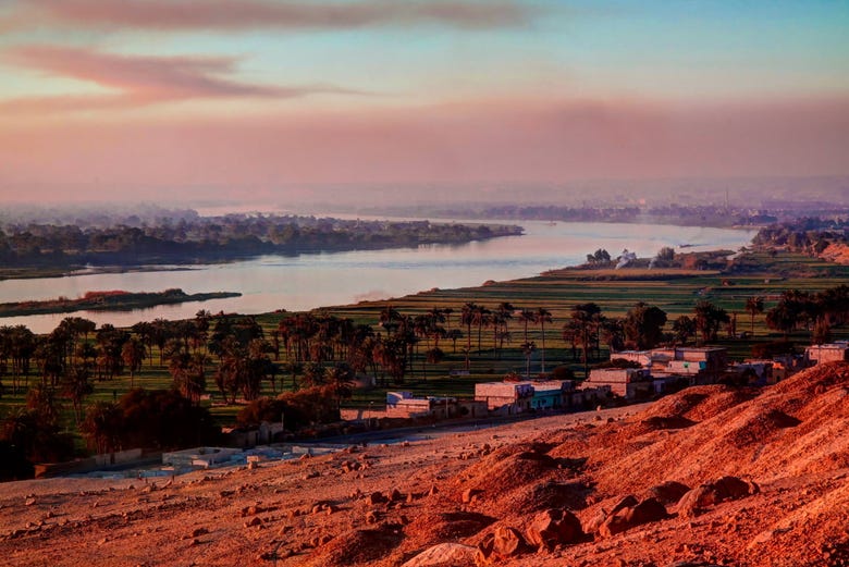 A view of the Nile from Menia