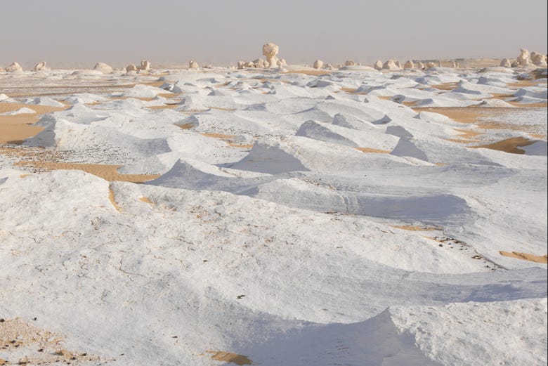 Paisagens do Deserto Branco do Egito