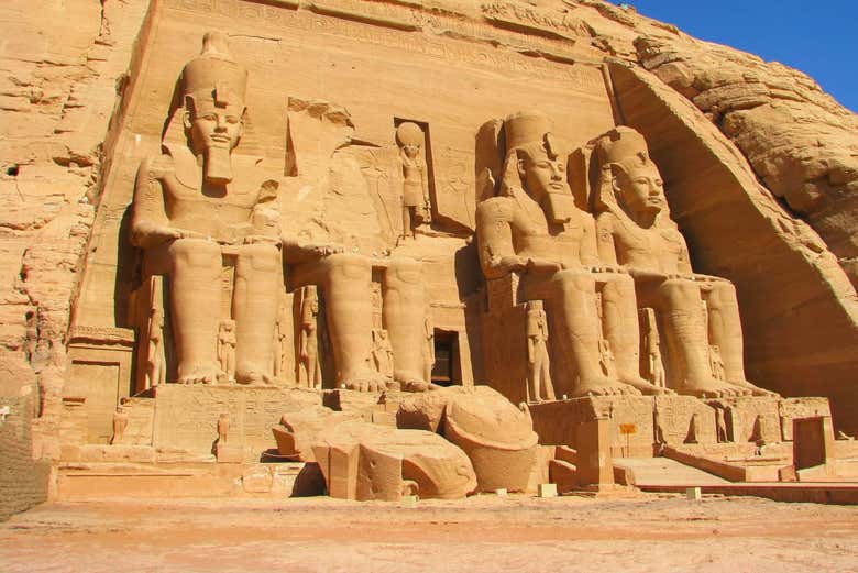 Panorámica de Abu Simbel