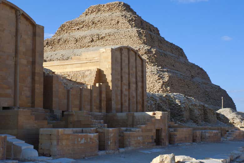 Detalle pirámide de Saqqara