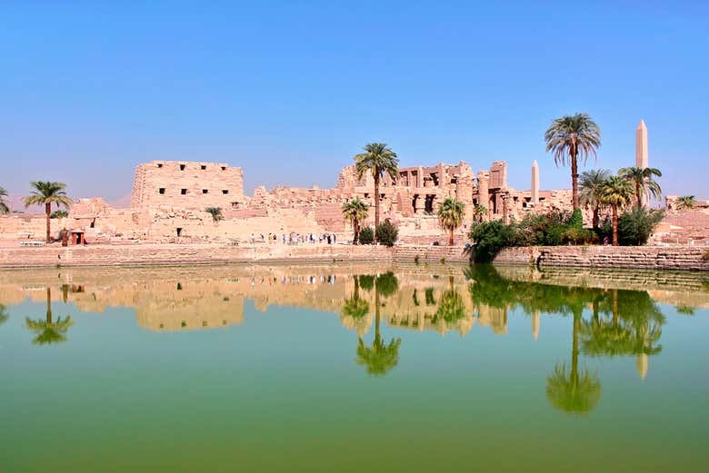 Visitando el templo de Karnak