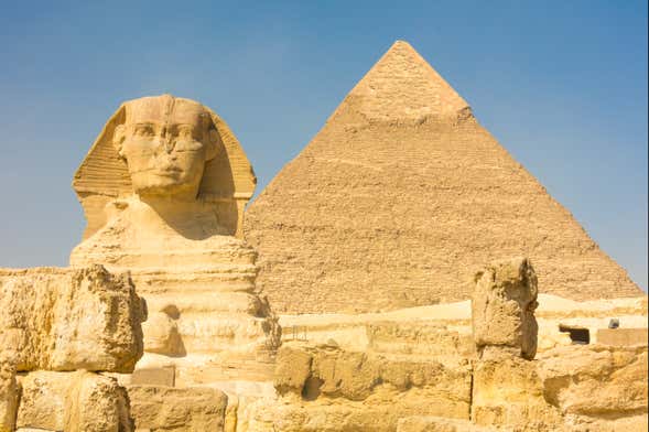 Visite des pyramides de gizeh et du sphinx depuis le caire