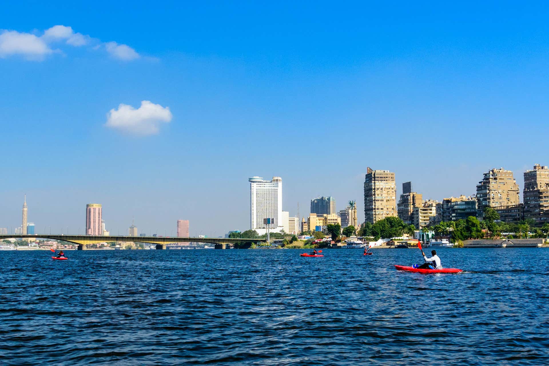 Tour de caiaque pelo rio Nilo