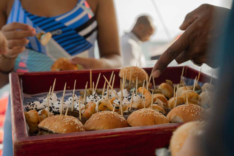 Você irá desfrutar de deliciosos aperitivos