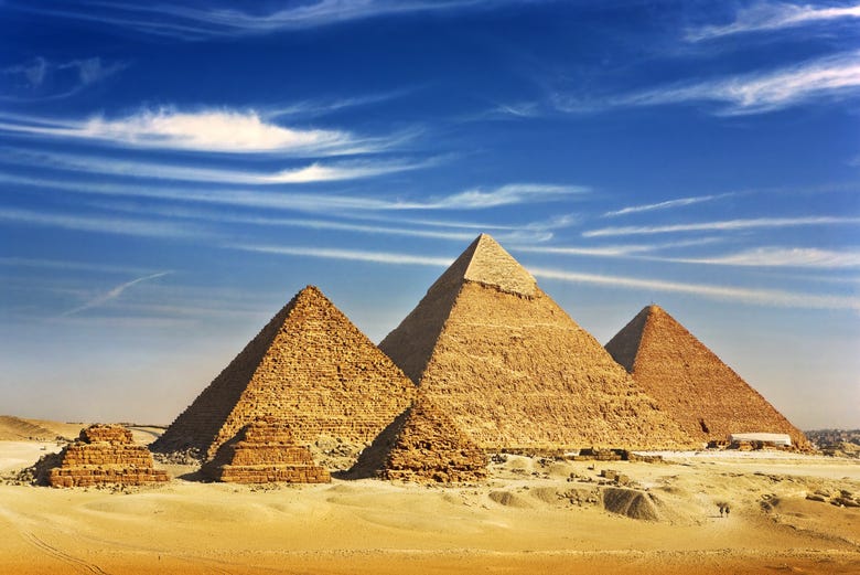 Pirámides de Keops, Kefrén y Micerino