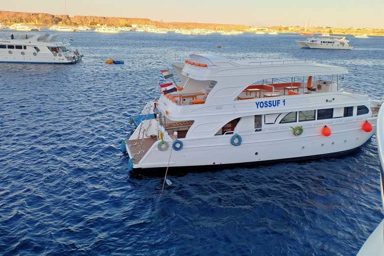 Barco para o passeio