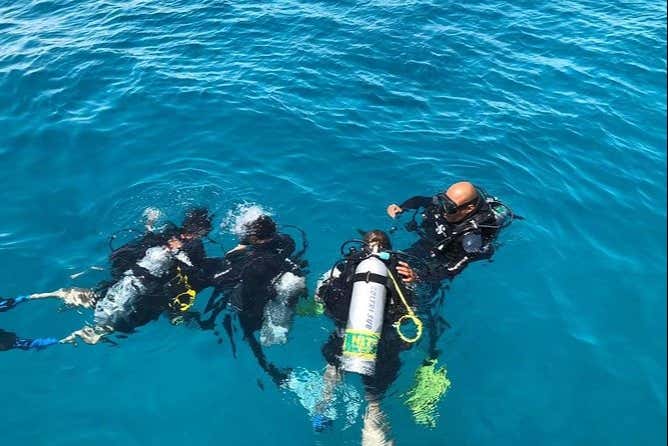 Plongeurs dans la mer Rouge