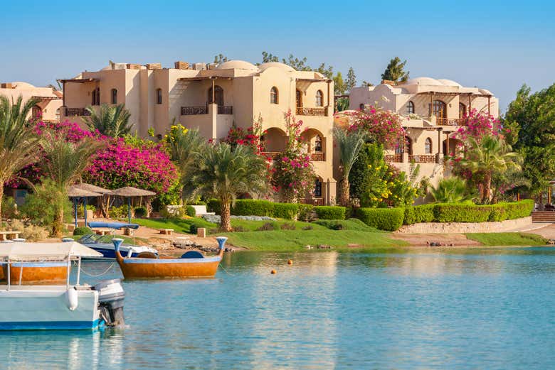 As casinhas charmosas de El Gouna