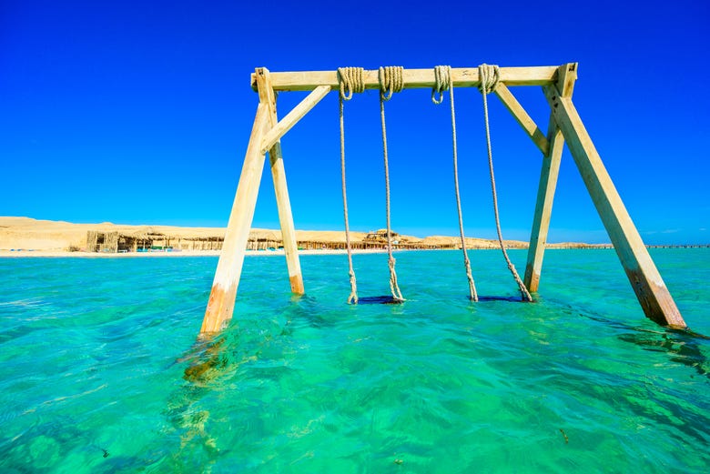 Sea swings in Orange Bay