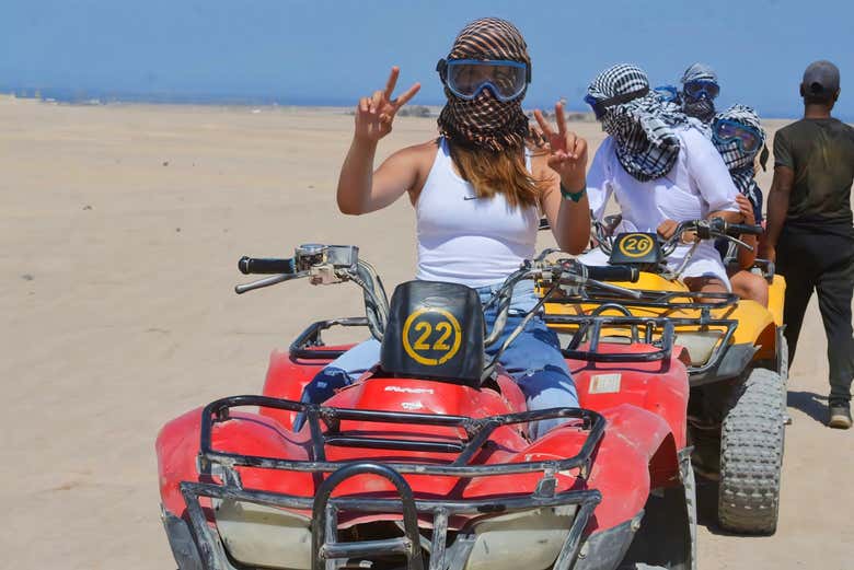 Profitez d'une balade en quad dans le désert