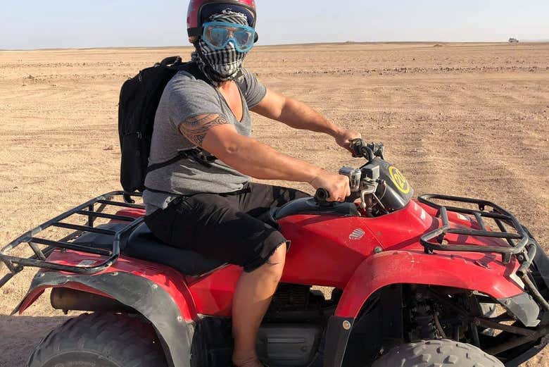 Quad bike safari around Hurghada