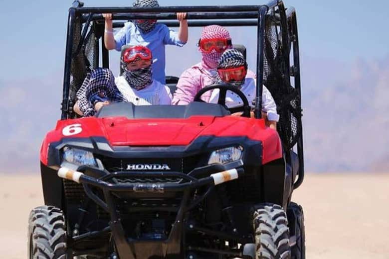 ¡Os encantará el paseo en buggy!