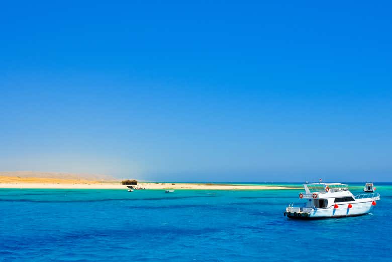 Visitaremos uma praia privada