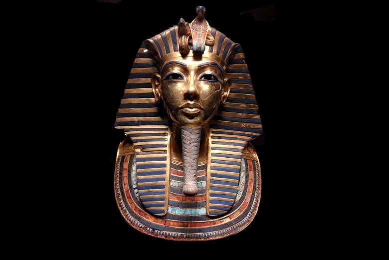 See Tutankhamun's mask