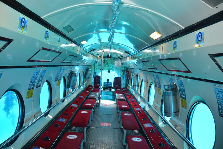Interior del submarino