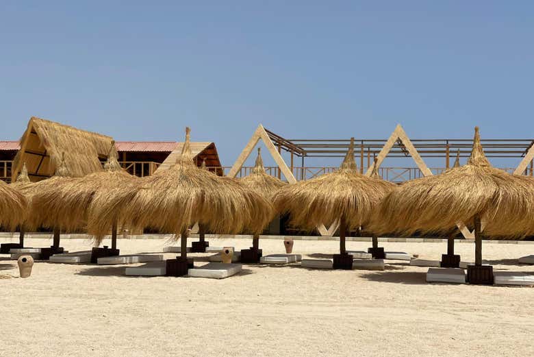 Chegando à Ilha Giftun