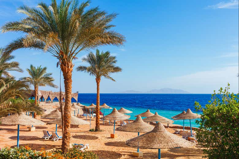Paesaggi della costa di Hurghada