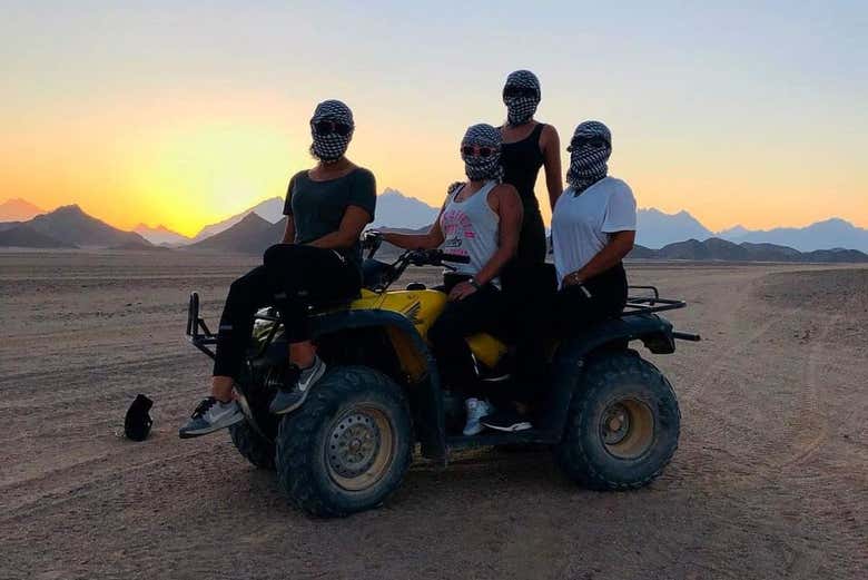 Get ready to drive a quad through the Hurghada desert
