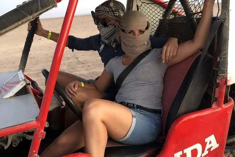 En buggy dans le désert d'Hurghada