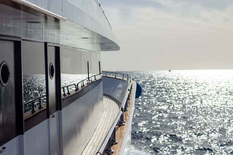 La vista dalla barca
