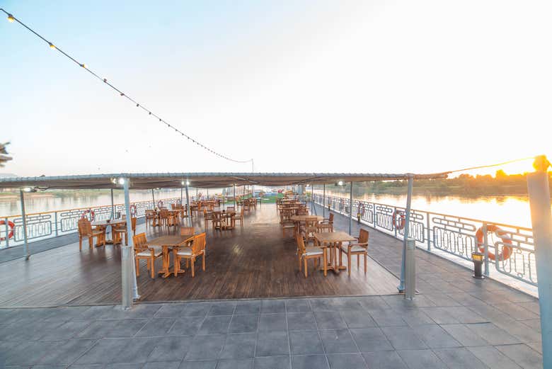 Cubierta exterior del barco