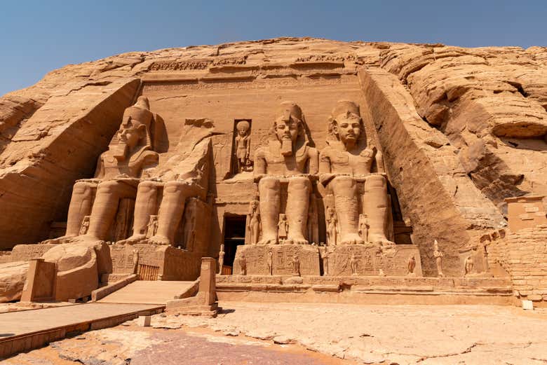 O Templo de Abu Simbel