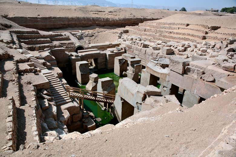 Temple dédié à Osiris à Abydos