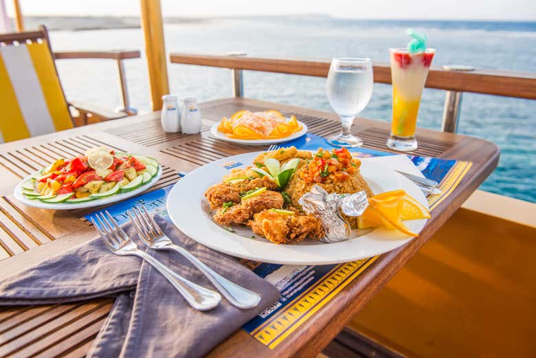 Indulge in a delicious lunch