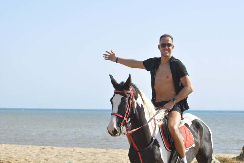 Disfrutando de la ruta ecuestre