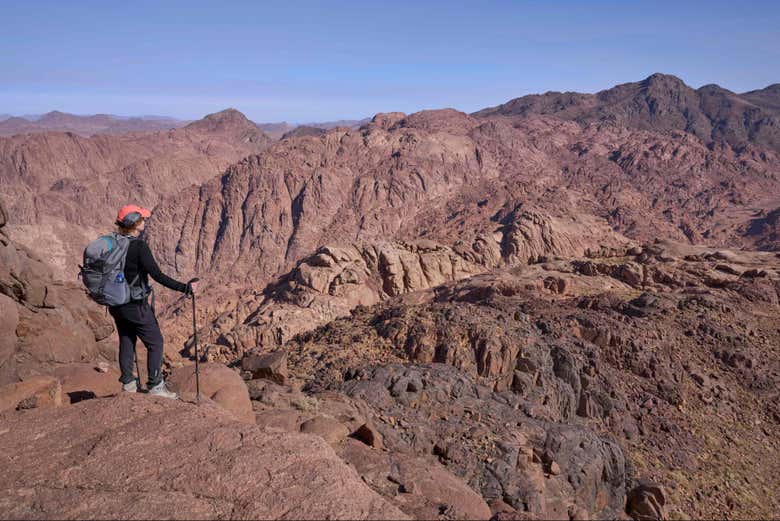 La vista del Monte Sinai