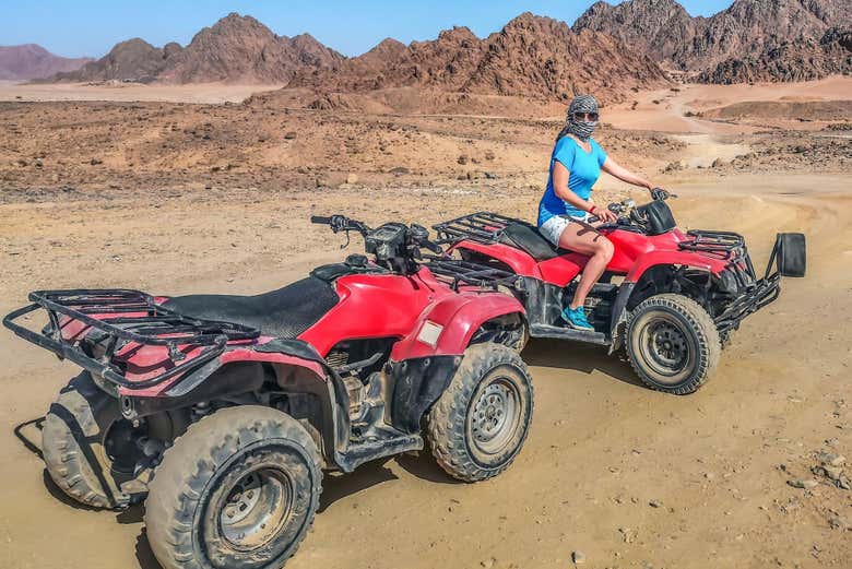 Enjoy the landscapes of the Sinai Desert