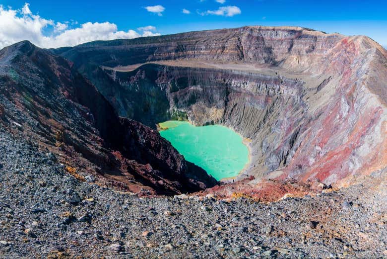 Cratere del vulcano di Santa Ana
