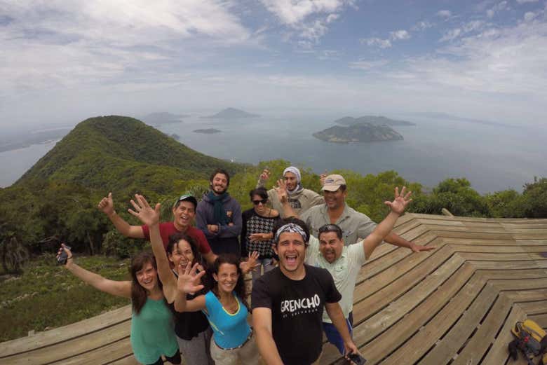 Disfrutando de la actividad en grupo