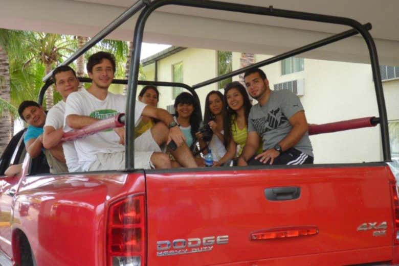 Il fuoristrada previsto dall'attività