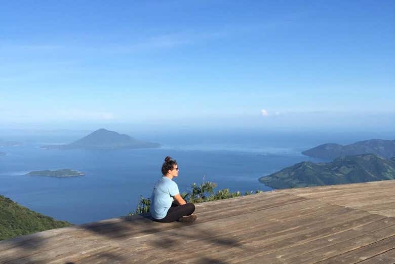 Taking in the sights of Conchagua Volcano