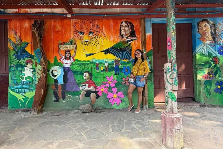 ¡La foto de recuerdo en los murales!
