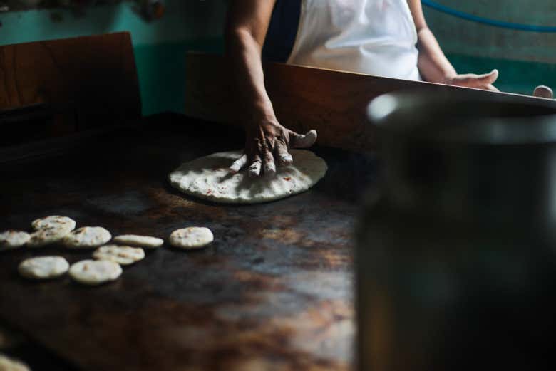 Savor authentic pupusas